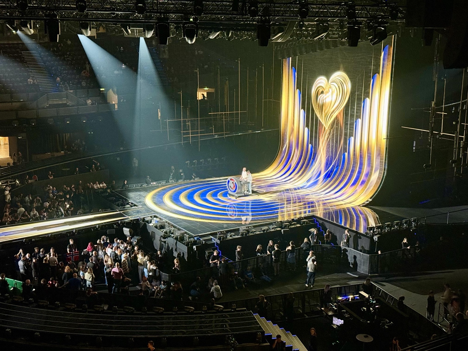 Recognisable view of THE EUROVISION VOTE MACHINE