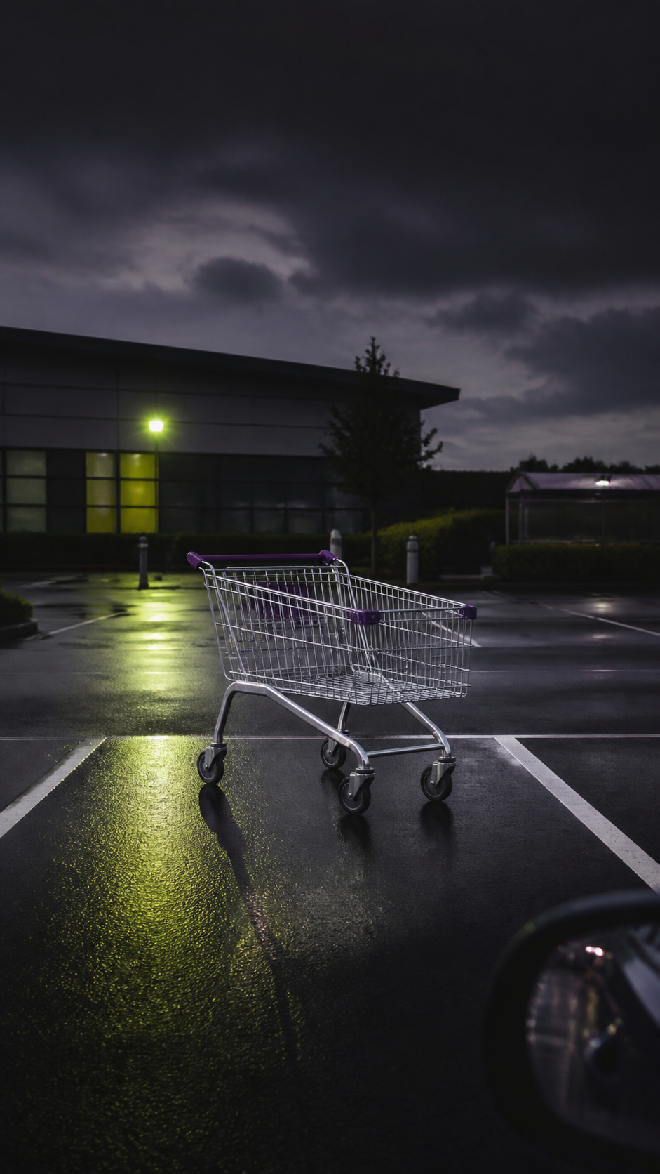 Fictional YAT example for an abandoned shopping trolley